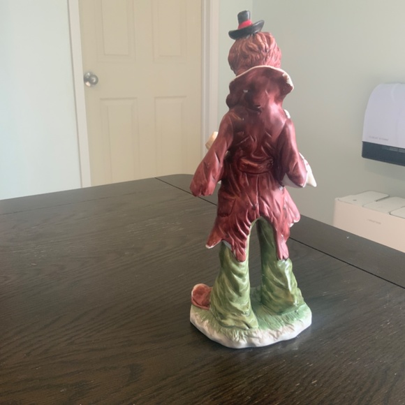 Hobo accordion playing Clown made by Emmet Kelly Jr , size 10” - Picture 4 of 4